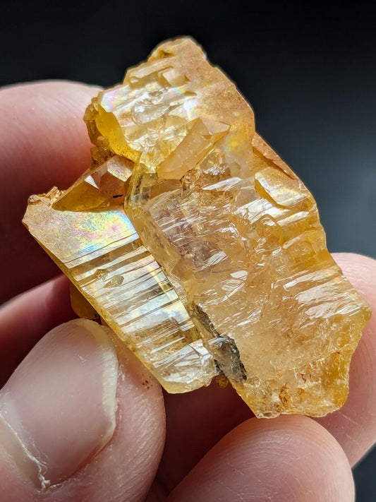 Unique Quartz Crystal Floater - Garland County, Arkansas, w/ natural iridescence