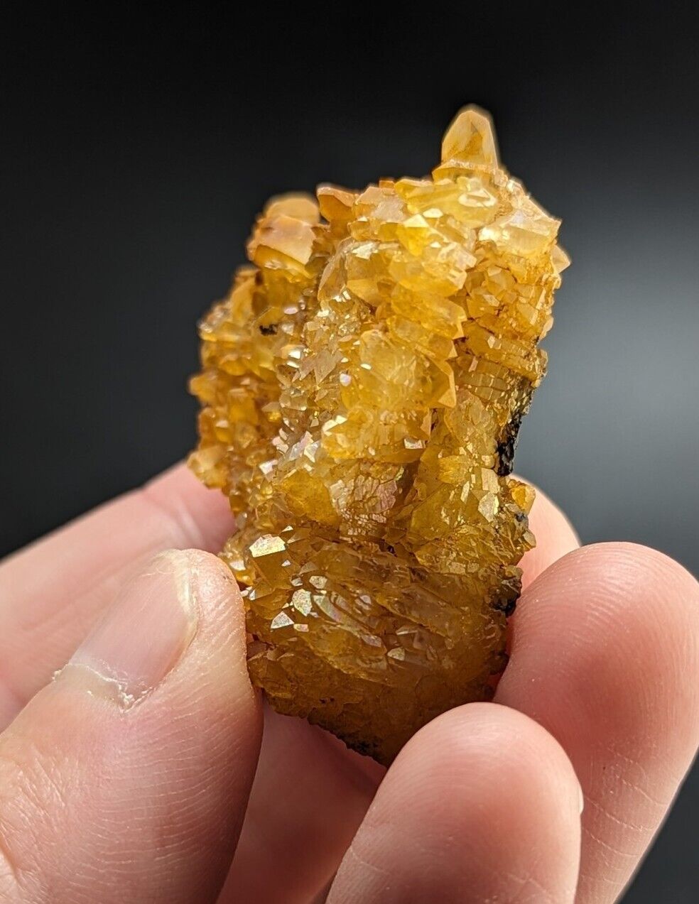 Unique Quartz Crystal Floater - Garland County, Arkansas, w/ natural iridescence