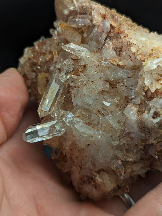 Sparkly Arkansas Quartz Crystal Cluster, Montgomery County, Arkansas, USA