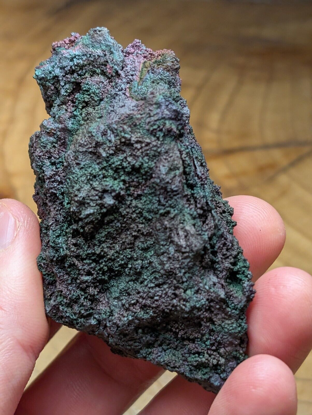 Turgite, Iridescent Hematite Specimen, Graves Mountain, Georgia, USA, Old Stock