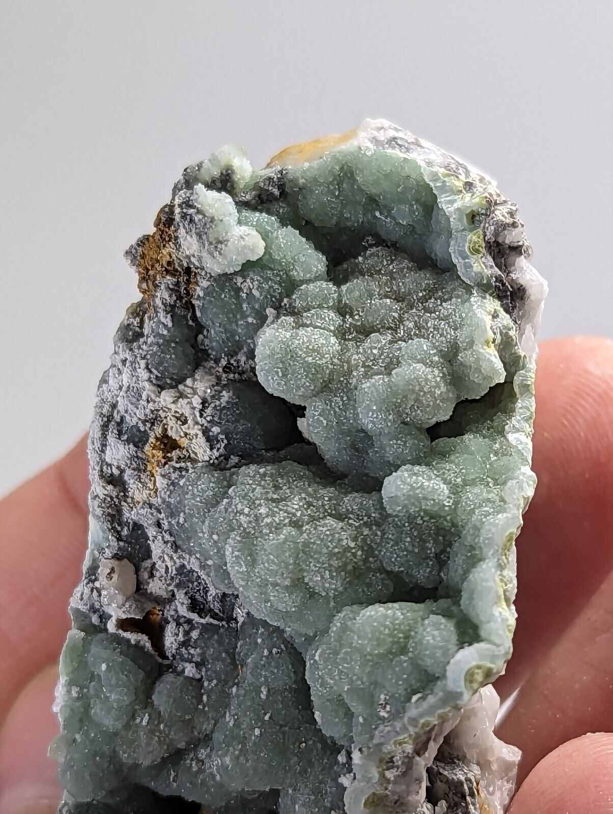 Wavellite on Quartz - Mauldin Mountain, Montgomery County, Arkansas