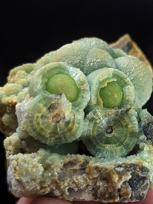 Phenomenal Wavellite - Old Stock w/ Large Eyes - Mauldin Mountain, Arkansas