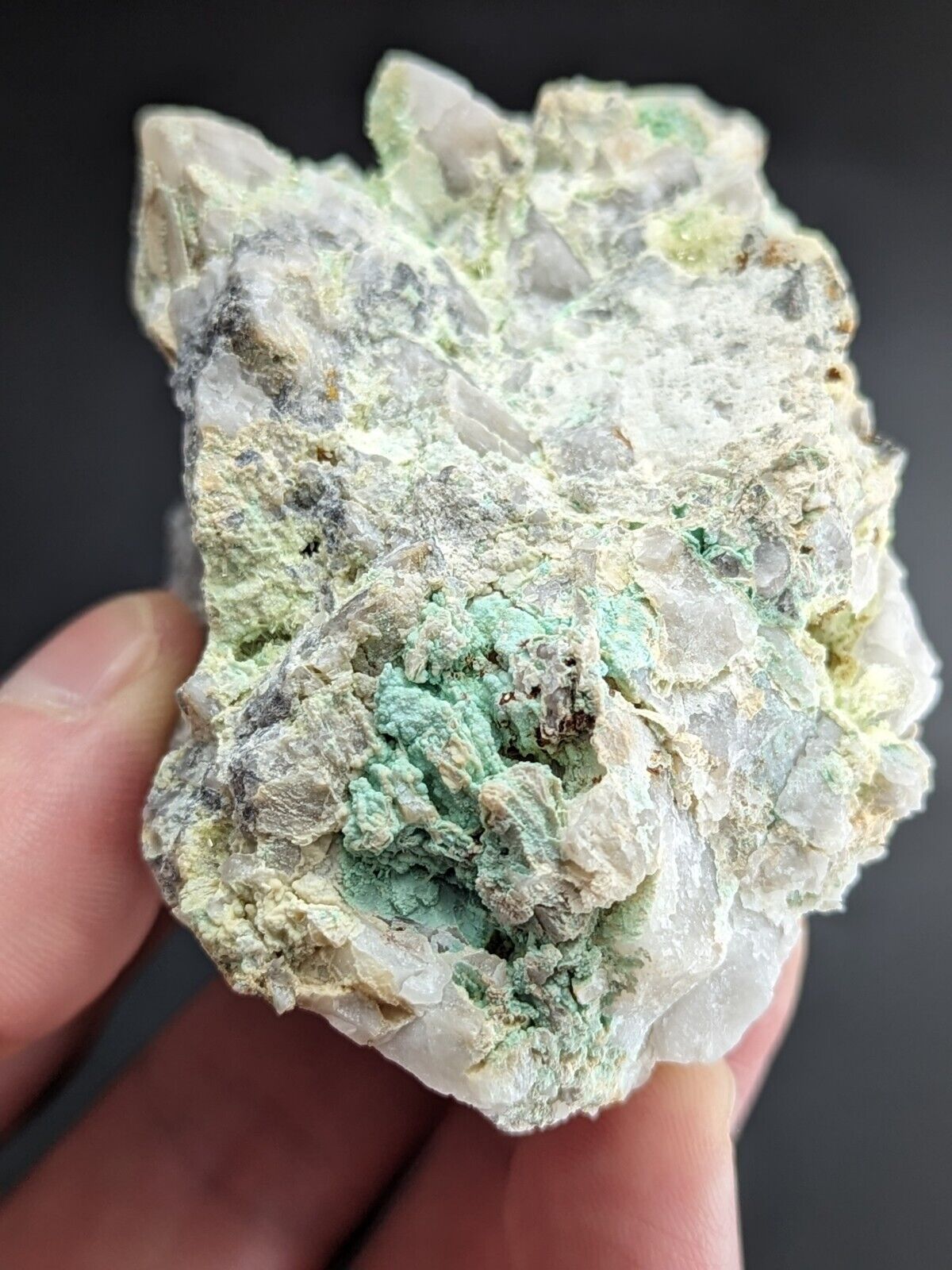 Wavellite with Variscite - Rare Old Stock - Polk County, Arkansas, Super Unique