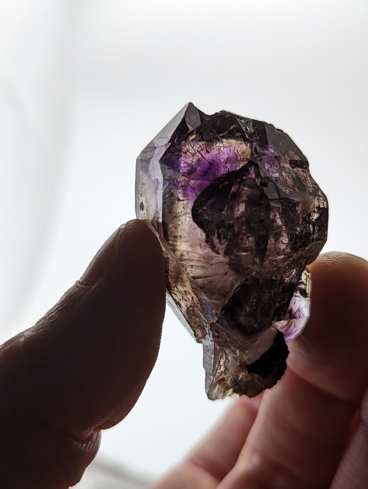 Shangaan Smoky Amethyst Scepter Quartz, Chimbuku Mine, Zimbabwe