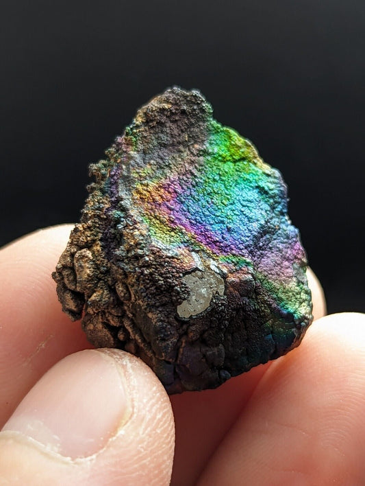 Turgite, Iridescent Hematite on Quartz, Graves Mountain, Georgia, Old Stock