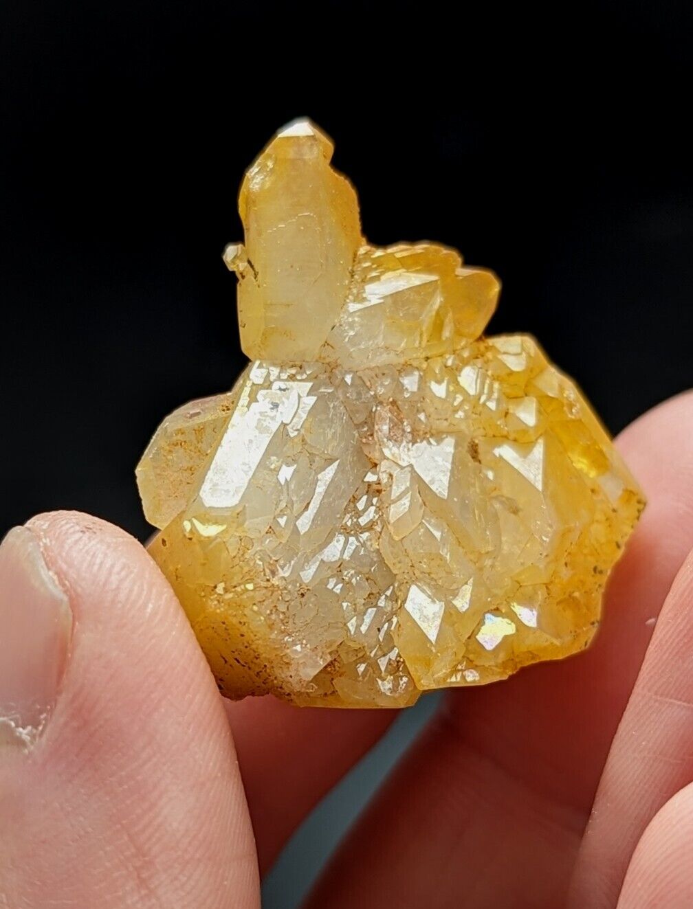 Unique Quartz Crystal Floater - Garland County, Arkansas, w/ natural iridescence