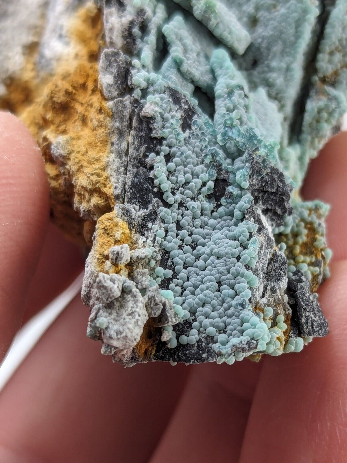 Blue Planerite, Mauldin Mountain, Montgomery Co. Arkansas, USA (Top Aesthetics)