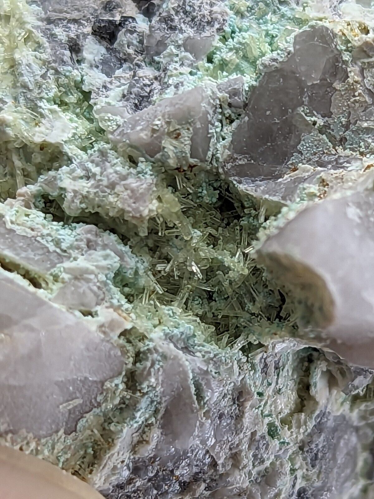 Wavellite with Variscite - Rare Old Stock - Polk County, Arkansas, Super Unique