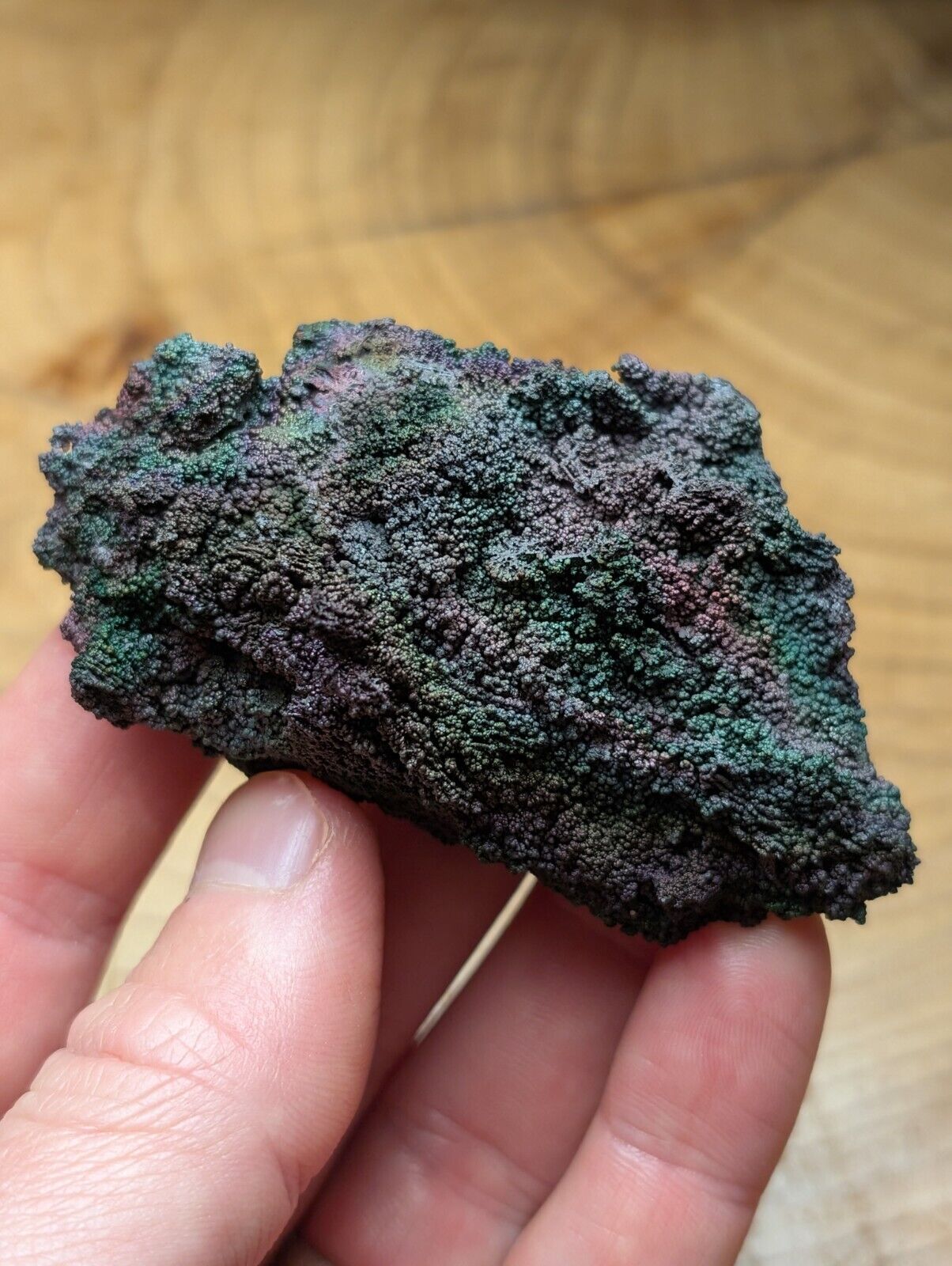 Turgite, Iridescent Hematite Specimen, Graves Mountain, Georgia, USA, Old Stock