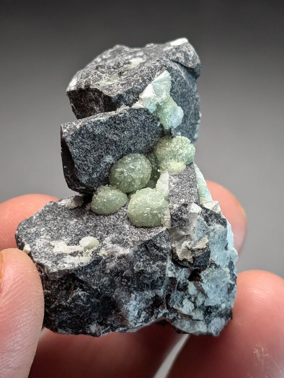 Amazing Wavellite Specimen (Arkansas, USA)  - OOAK Natural Crystal Cluster