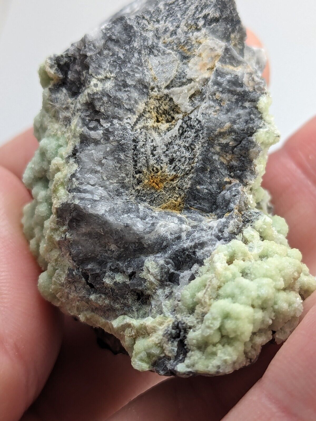 FluorWavellite - Rare! Intermixed With SiO2- Mauldin Mountain, Arkansas, ooak