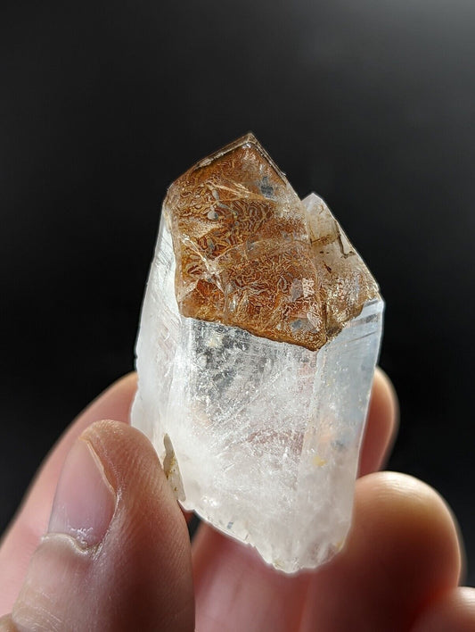 Clay included Quartz Crystal - Very Unique - Montgomery County, Arkansas, ooak