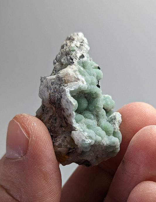 Wavellite on Quartz - Mauldin Mountain, Montgomery County,  Arkansas