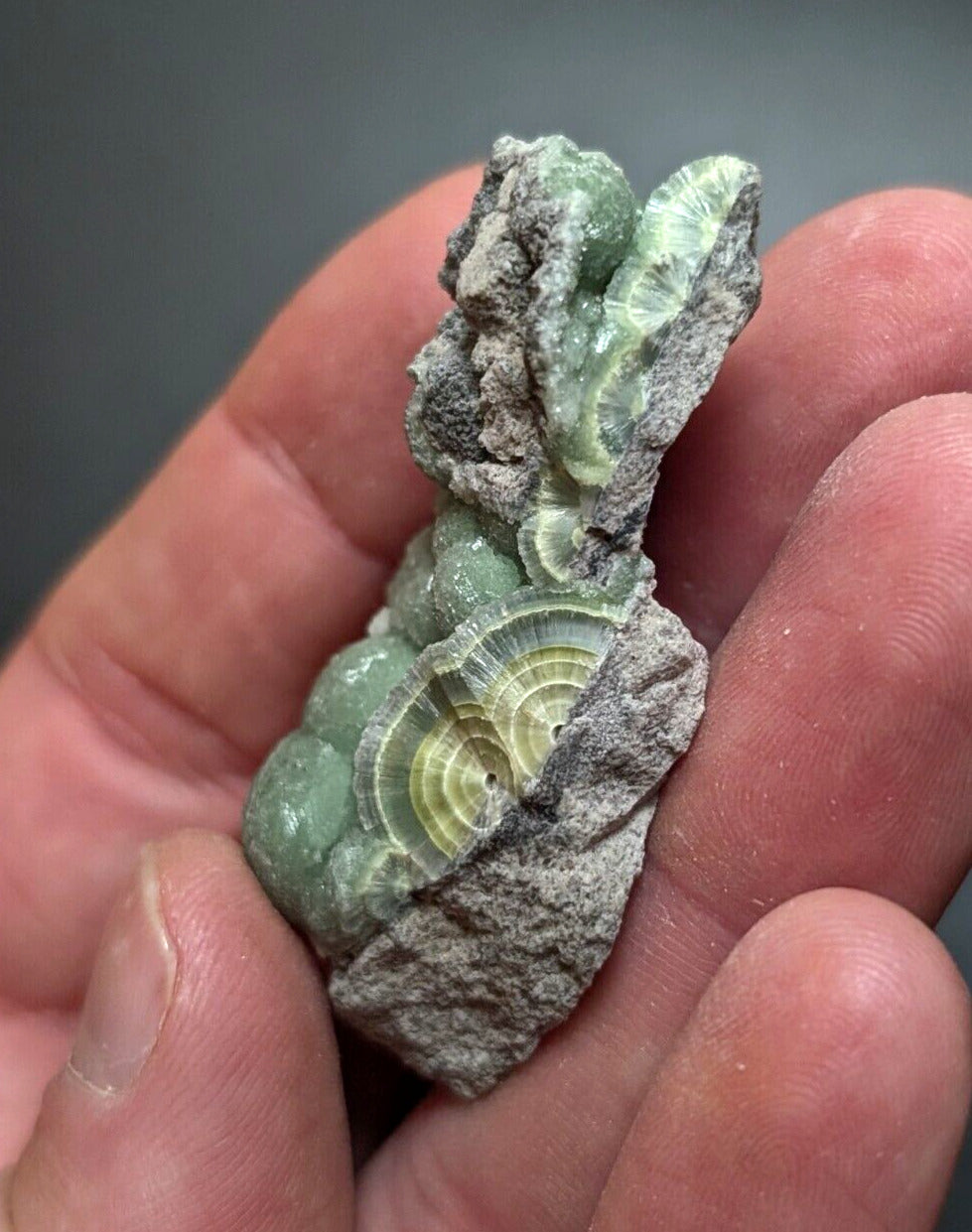 Wavellite -Old Stock - Mauldin Mountain, Arkansas