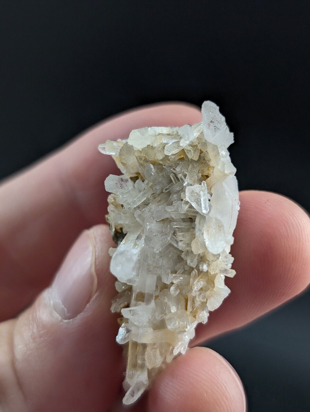 Amazing Jeffrey Quarry Quartz Crystal Cluster, Natural Arkansas Mineral Specimen