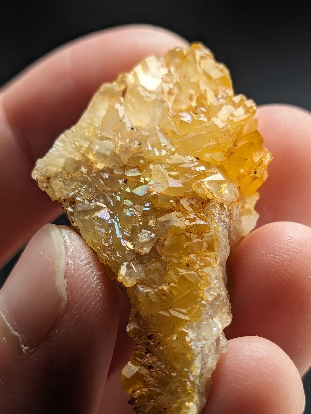 Unique Quartz Crystal Floater - Garland County, Arkansas, w/ natural iridescence