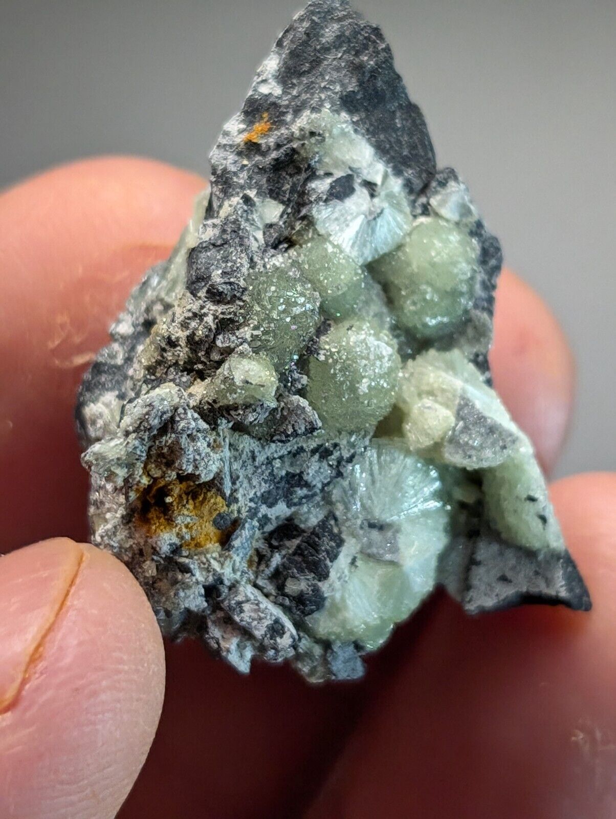 Amazing Wavellite Specimen (Arkansas, USA)  - OOAK Natural Crystal Cluster