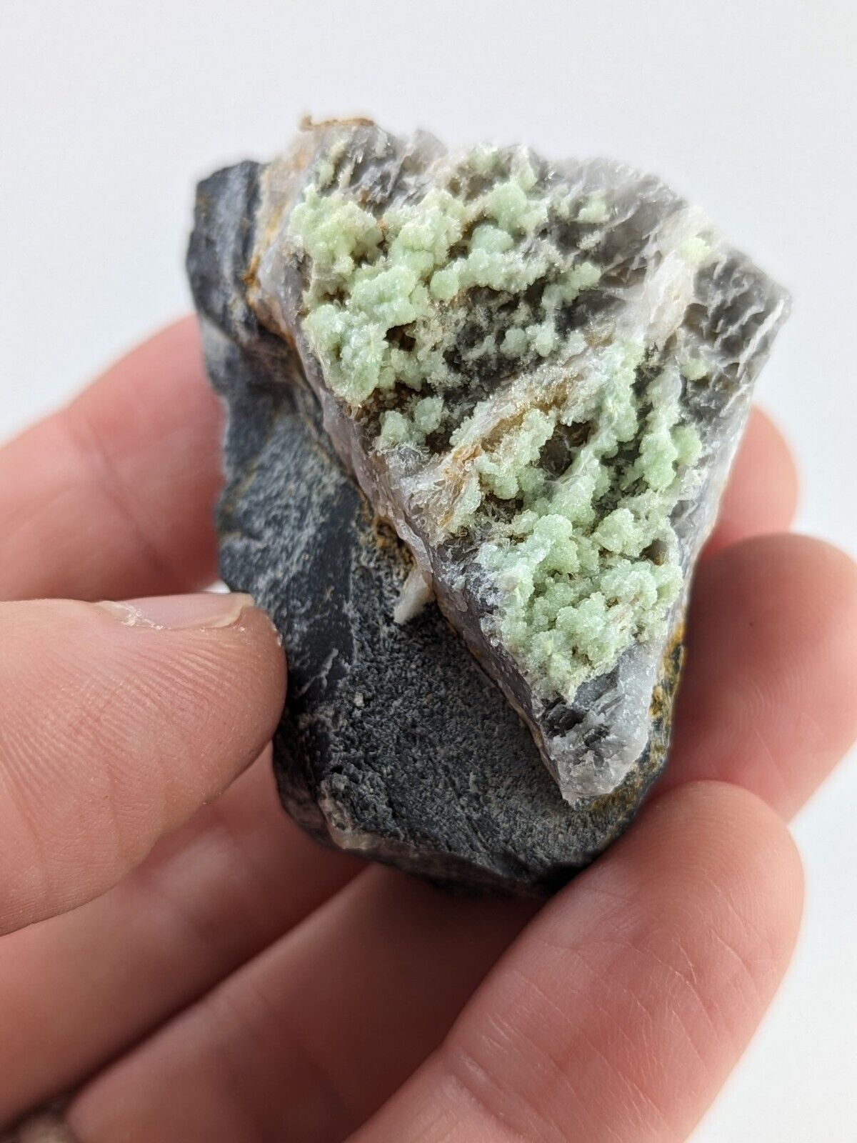 FluorWavellite - Rare! Intermixed With SiO2- Mauldin Mountain, Arkansas, ooak