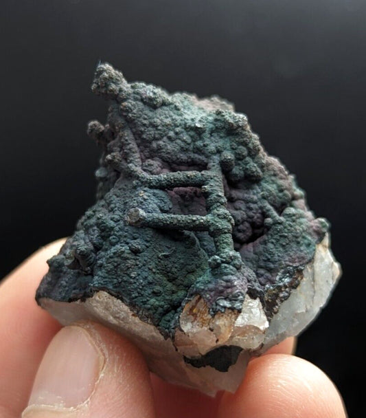 Turgite, Iridescent Hematite, Goethite, Graves Mountain, Georgia, USA, Old Stock