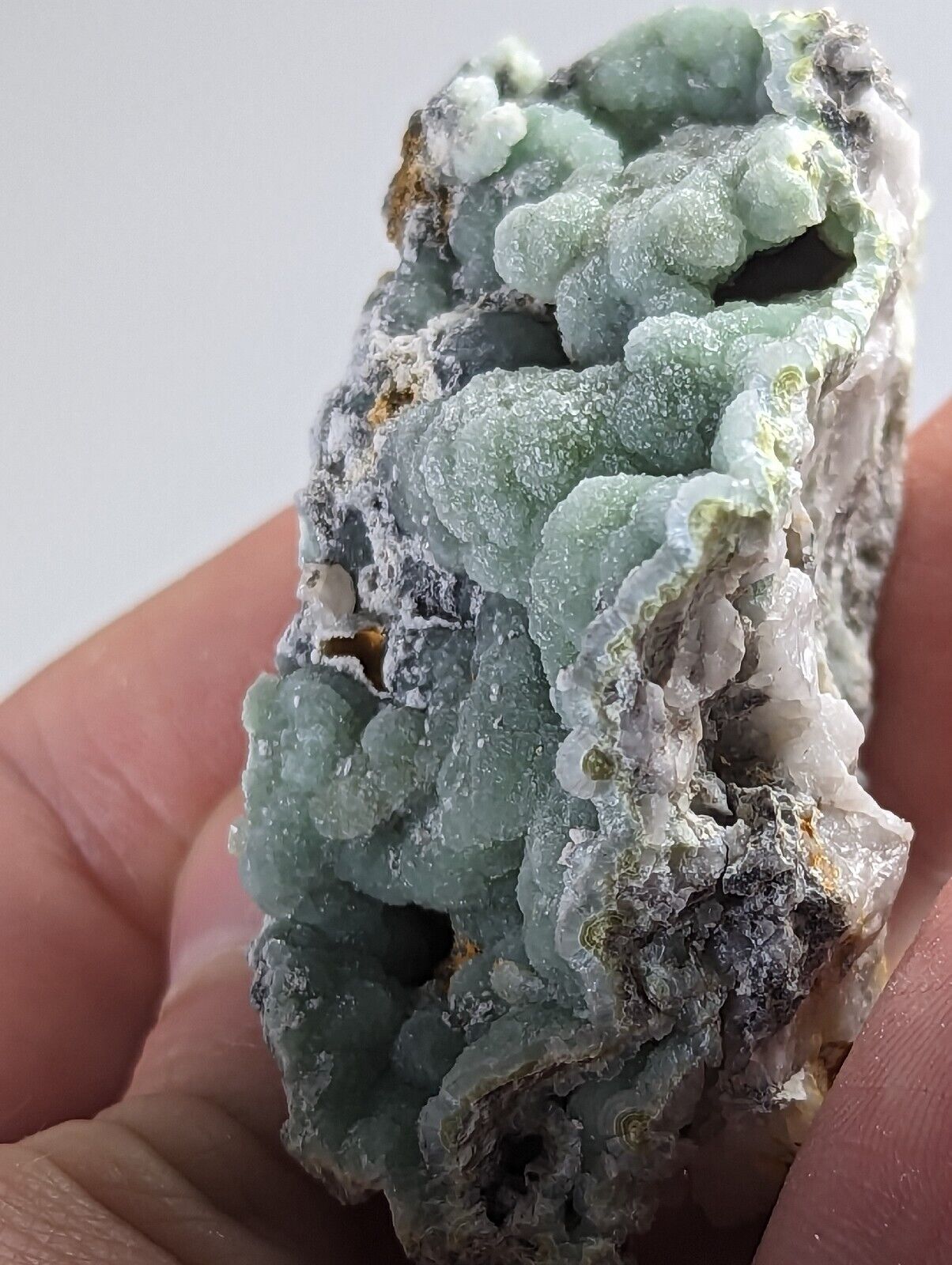 Wavellite on Quartz - Mauldin Mountain, Montgomery County, Arkansas