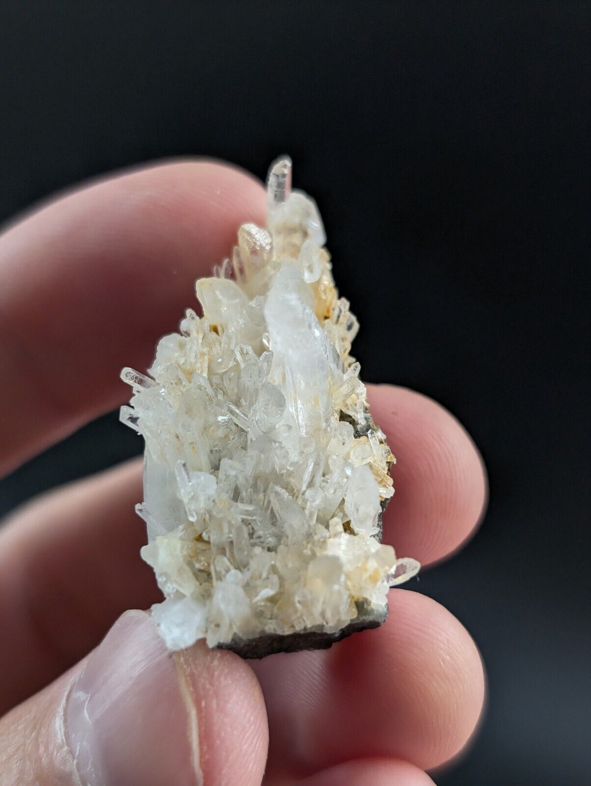 Amazing Jeffrey Quarry Quartz Crystal Cluster, Natural Arkansas Mineral Specimen