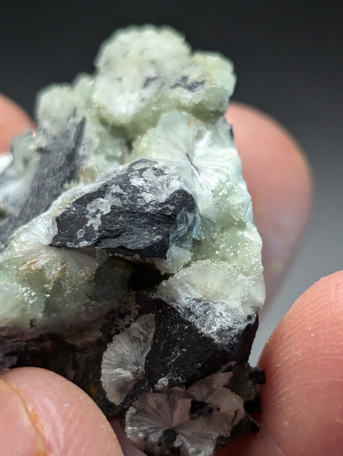 Amazing Wavellite Specimen (Arkansas, USA)  - OOAK Natural Crystal Cluster