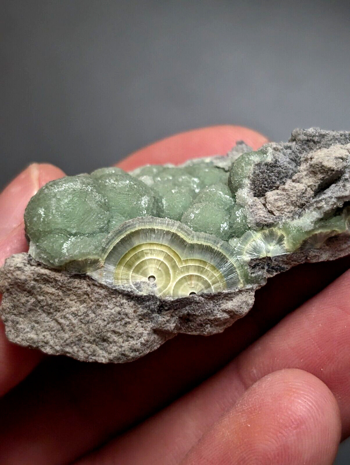 Wavellite -Old Stock - Mauldin Mountain, Arkansas