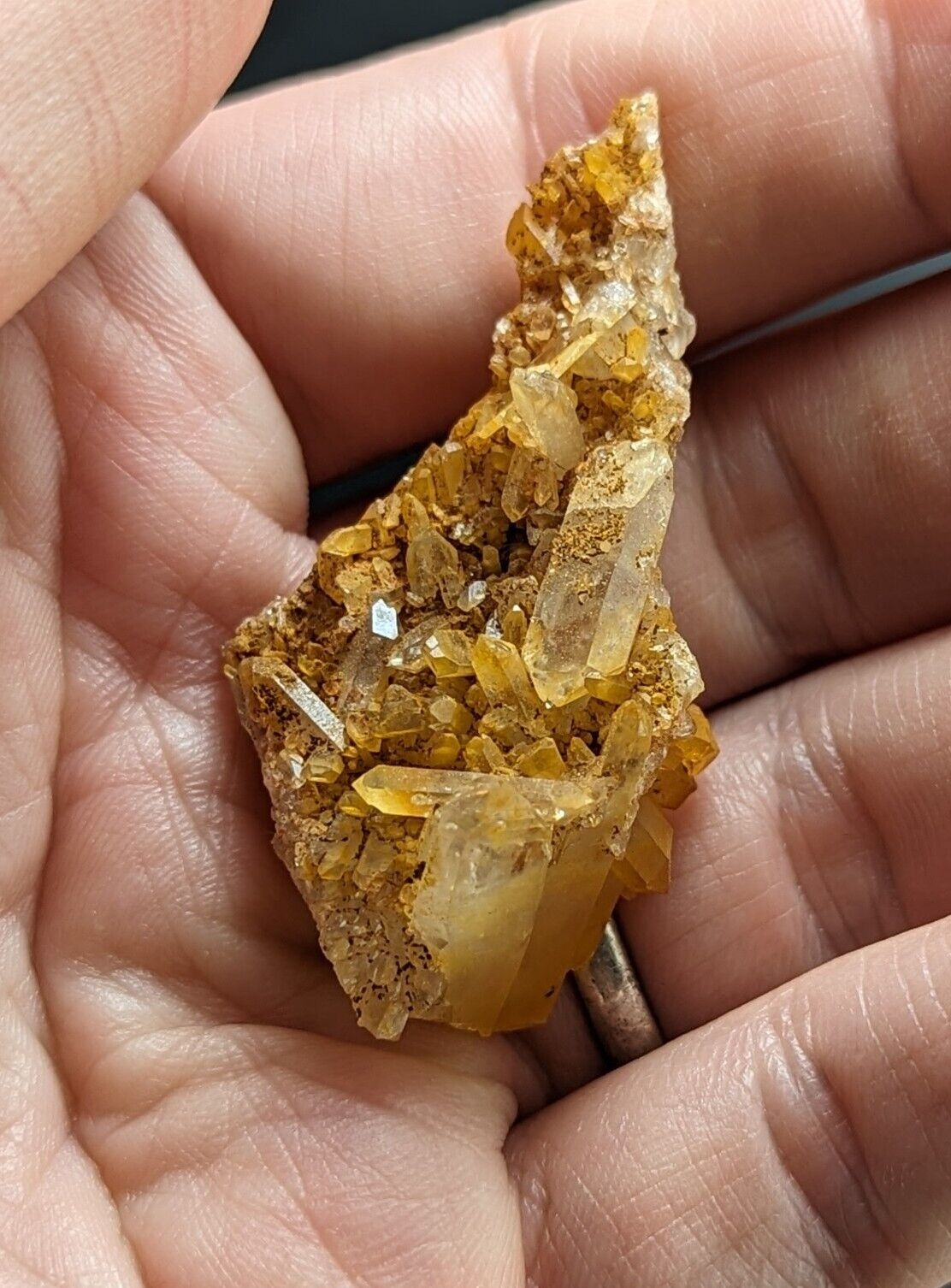 Unique Quartz Crystal Floater - Garland County, Arkansas, w/ natural iridescence