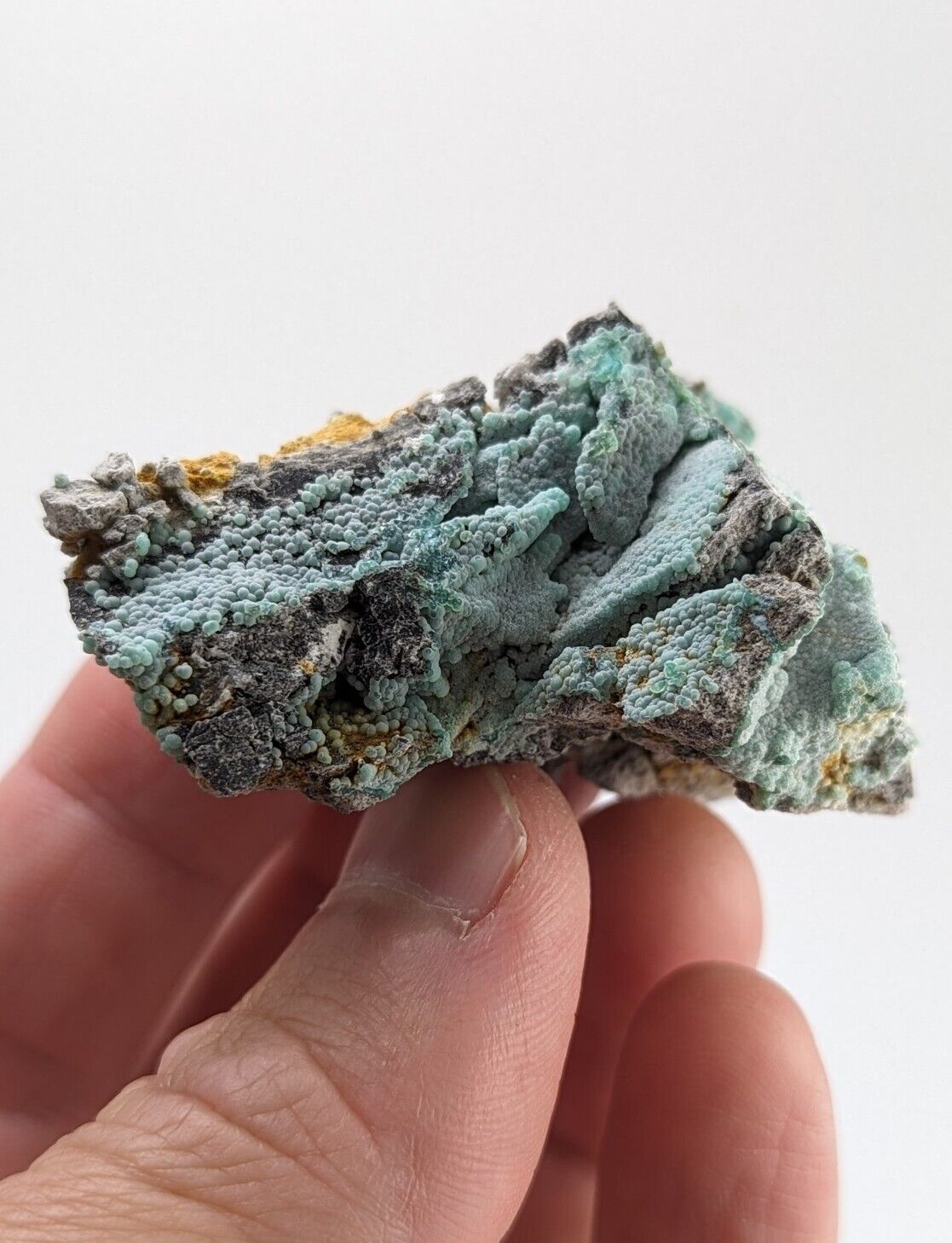 Blue Planerite, Mauldin Mountain, Montgomery Co. Arkansas, USA (Top Aesthetics)