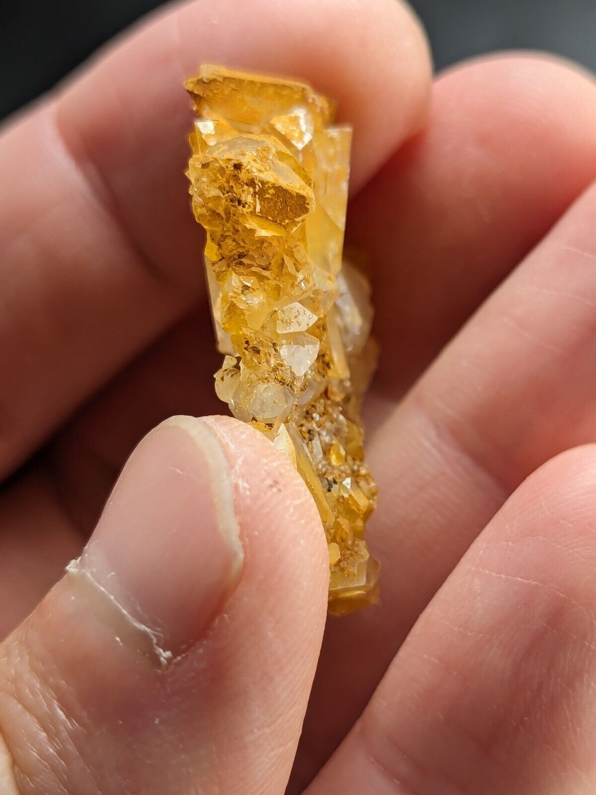 Unique Quartz Crystal Floater - Garland County, Arkansas, w/ natural iridescence