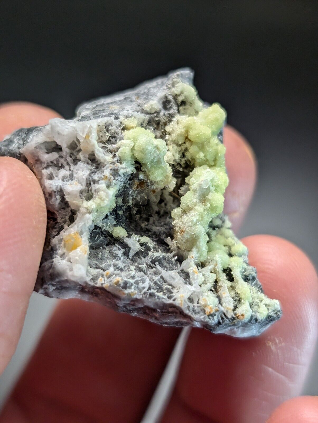 FluorWavellite - Rare! Intermixed With SiO2- Mauldin Mountain, Arkansas, ooak