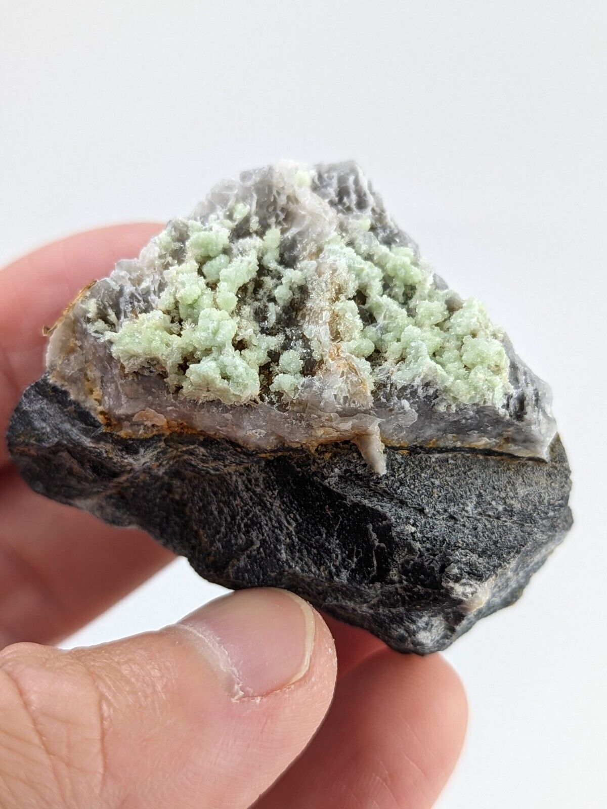 FluorWavellite - Rare! Intermixed With SiO2- Mauldin Mountain, Arkansas, ooak