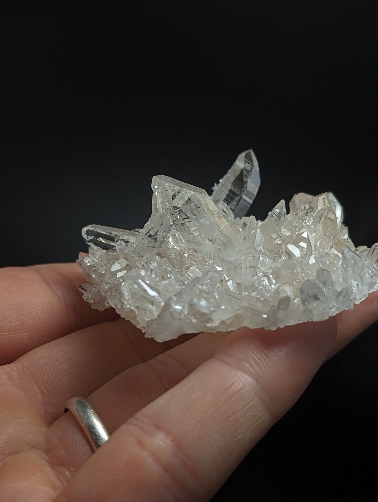 A+ Quartz Crystal Cluster, Amazing Old Stock, Montgomery County, Arkansas, ooak