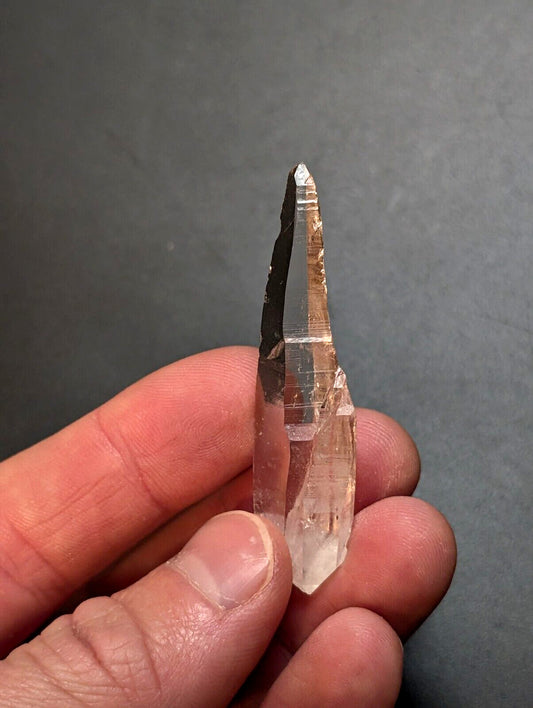 Tessin Quartz Crystal Point, Old Stock, Garland County, Arkansas, ooak