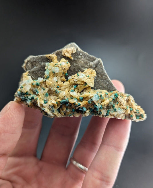 Very Rare, Aurichalcite and Selenite, Red Cloud Mine, Rush, Marion Co.  Arkansas