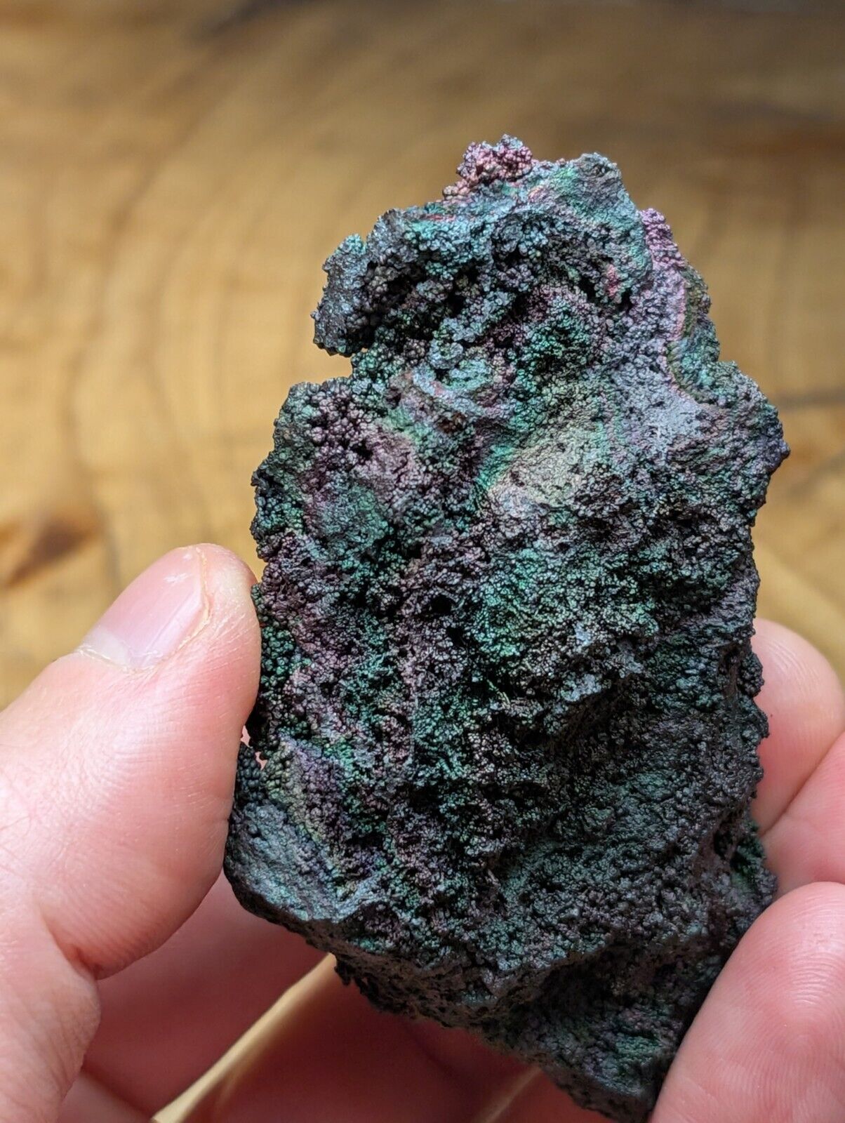 Turgite, Iridescent Hematite Specimen, Graves Mountain, Georgia, USA, Old Stock