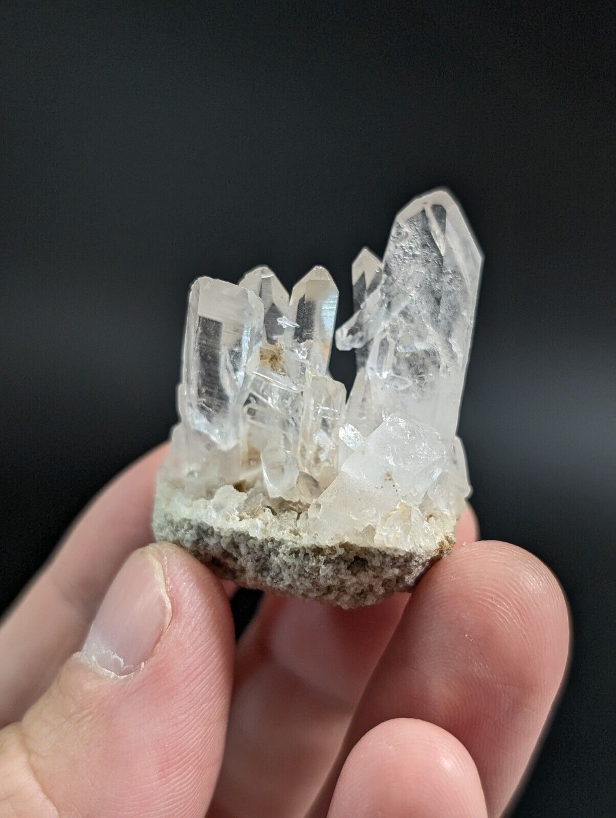 Arkansas Quartz Crystal Cluster - OOAK, natural mineral specimen, AR, USA