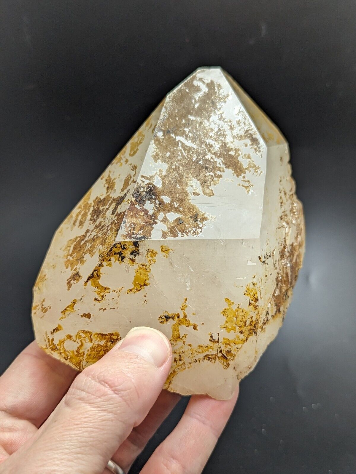 Large Quartz Crystal Point - Garland County, Arkansas, USA, Display specimen