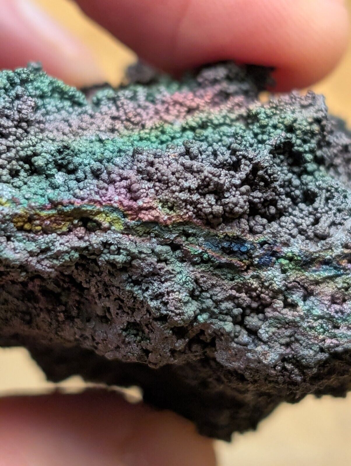 Turgite, Iridescent Hematite Specimen, Graves Mountain, Georgia, USA, Old Stock