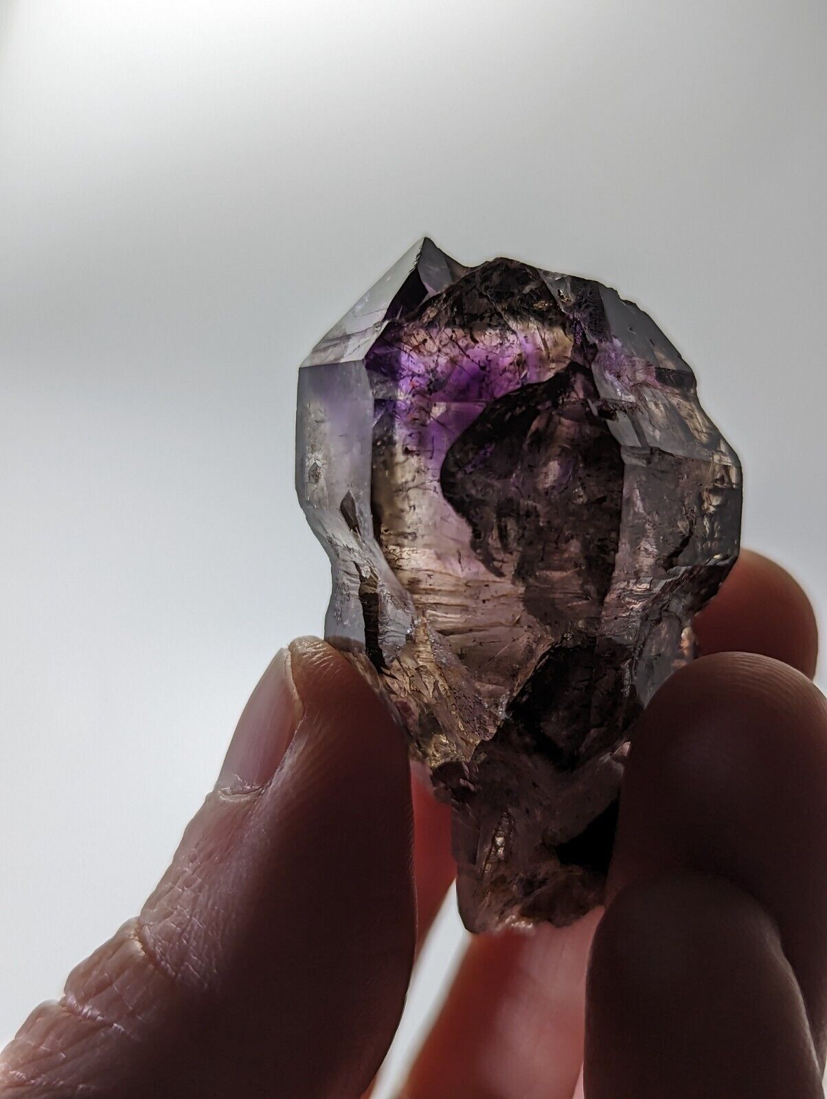 Shangaan Smoky Amethyst Scepter Quartz, Chimbuku Mine, Zimbabwe