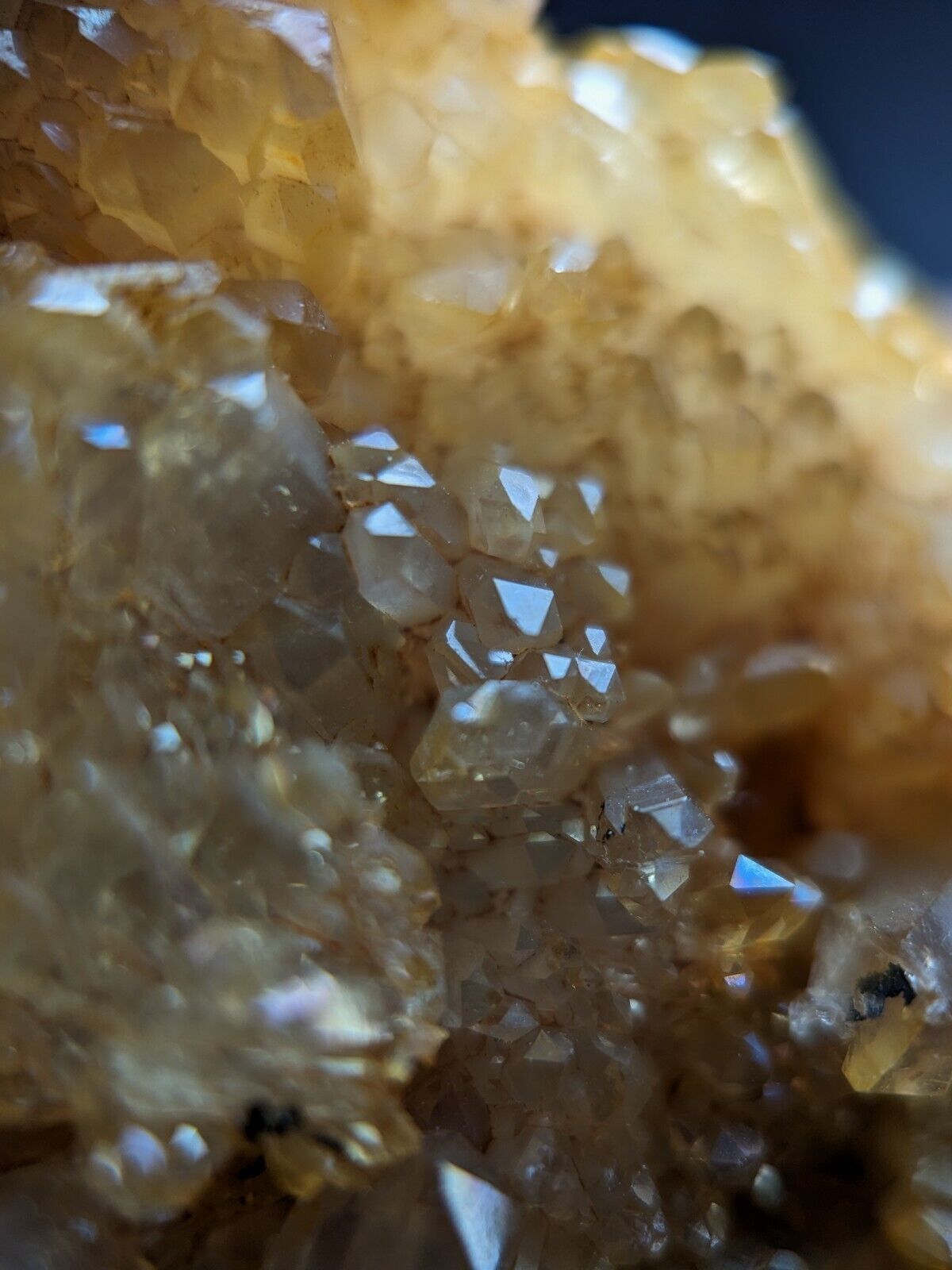 Unique Quartz Crystal Floater - Garland County, Arkansas, w/ natural iridescence