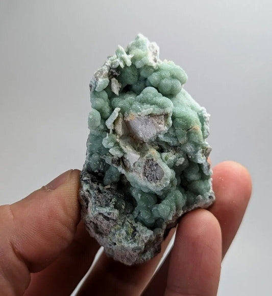 Wavellite on Quartz - Mauldin Mountain, Montgomery County, Arkansas