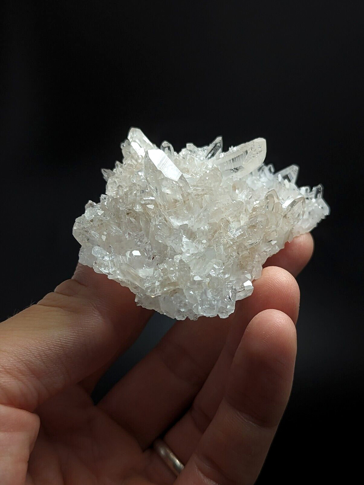 A+ Quartz Crystal Cluster, Amazing Old Stock, Montgomery County, Arkansas, ooak