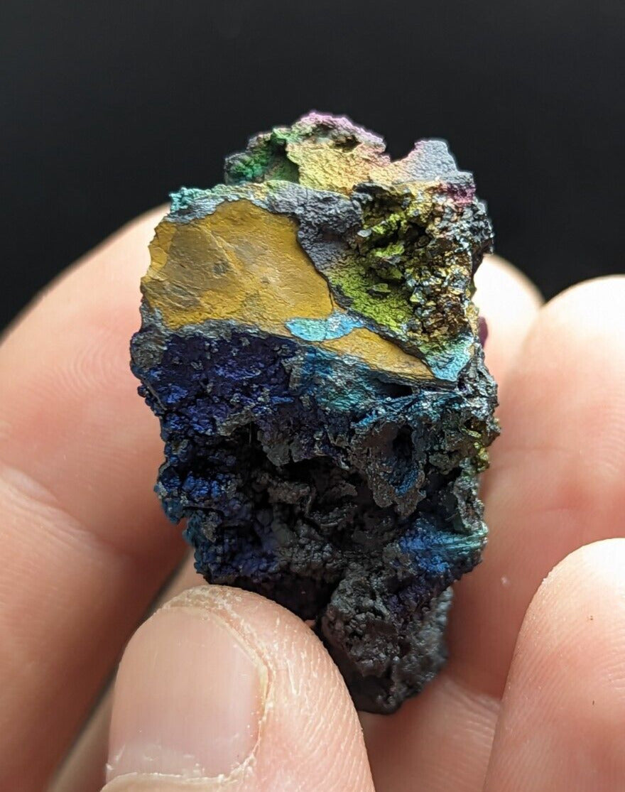 Turgite, Iridescent Hematite, Goethite, Graves Mountain, Georgia, USA, Old Stock