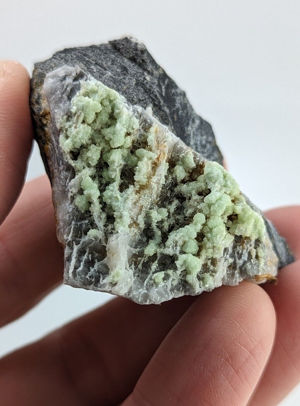 FluorWavellite - Rare! Intermixed With SiO2- Mauldin Mountain, Arkansas, ooak