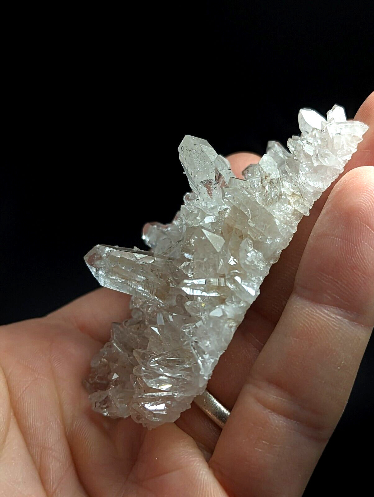 A+ Quartz Crystal Cluster, Amazing Old Stock, Montgomery County, Arkansas, ooak