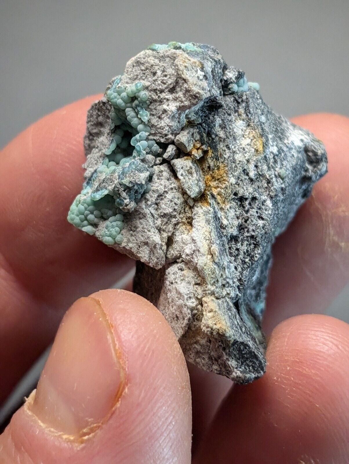 UV Reactive Planerite, Mauldin Mountain, Montgomery Co. Arkansas, USA(Old Stock)