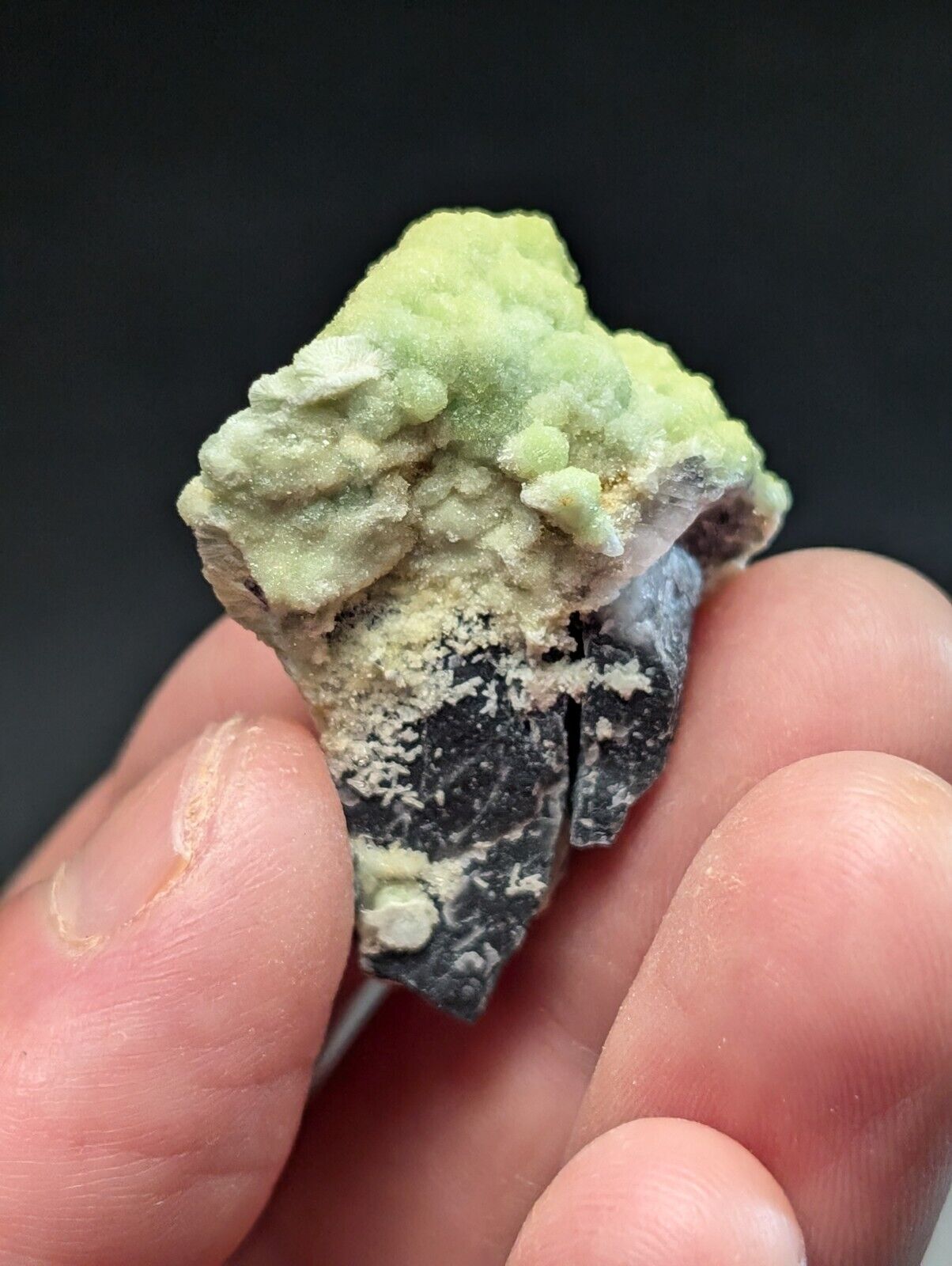 FluorWavellite - Rare! Intermixed With SiO2- Mauldin Mountain, Arkansas, ooak