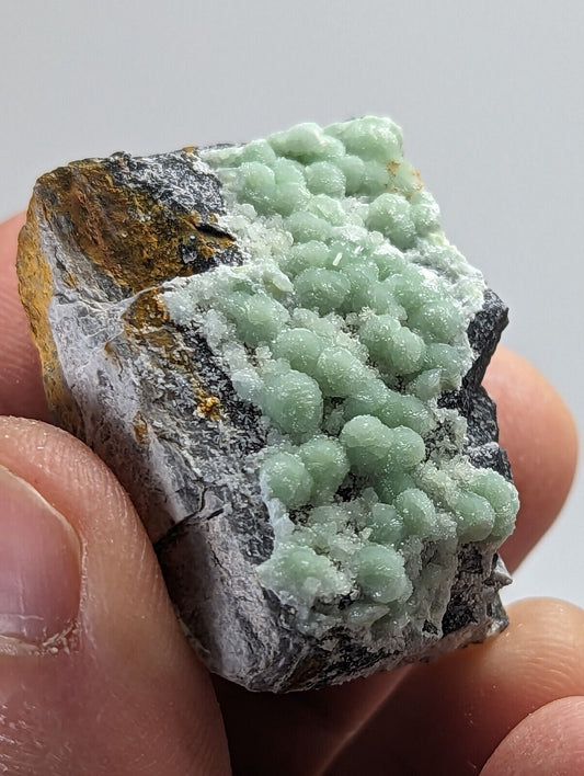 Wavellite + White Mineral - Rare 1990s Old Stock - Mauldin Mountain, Arkansas