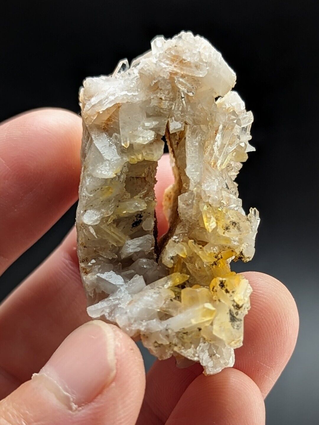 Unique Quartz Crystal Floater - Garland County, Arkansas, w/ natural iridescence